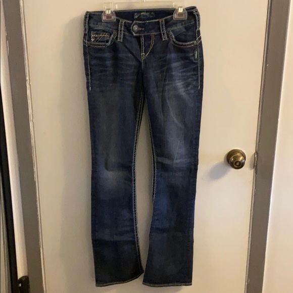 Silver jeans size 24 low rise jeans